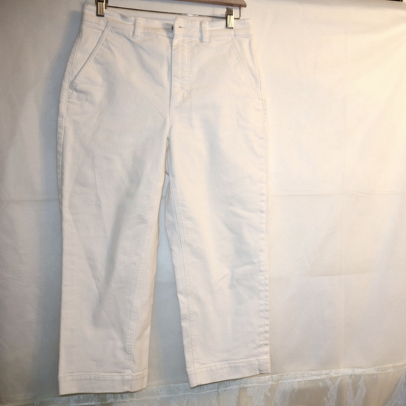 Everlane The Straight Leg Crop 8 Petite White - Picture 7 of 13